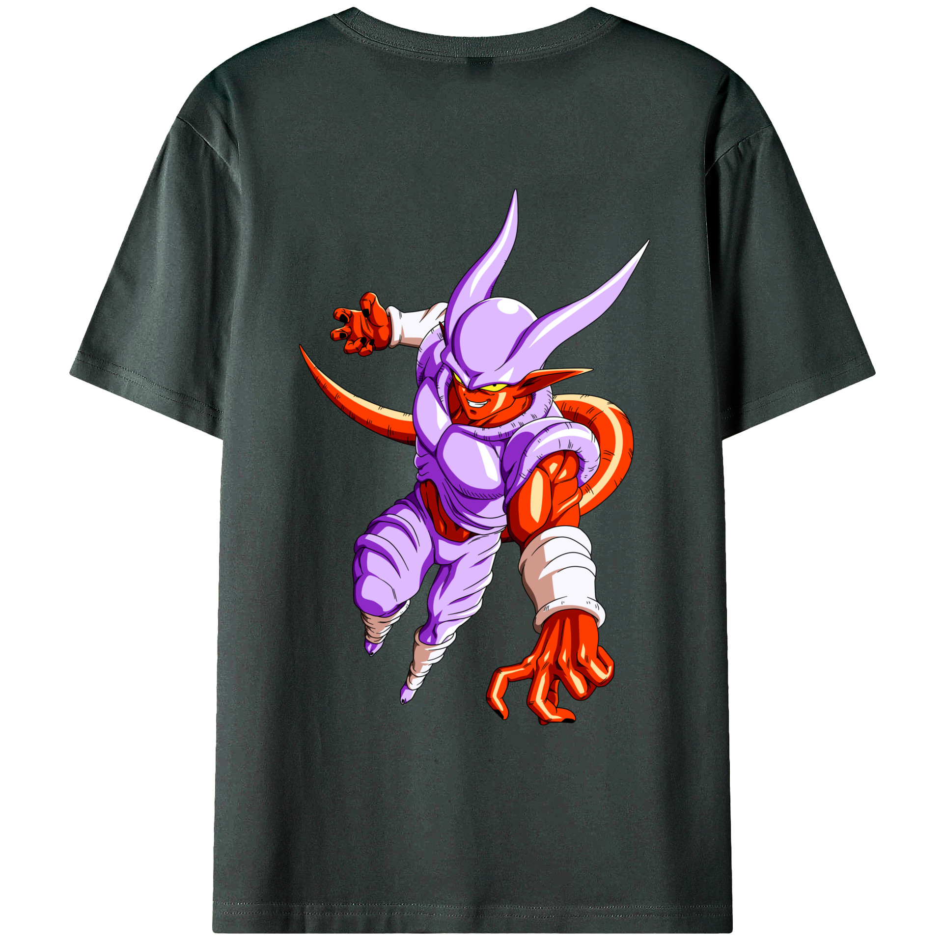 （画像用） ドラゴンボール ジャネンバ DRAGON BALL Janemba 綿100％ メンズ半袖Tシャツ（バックプリント） 通気性